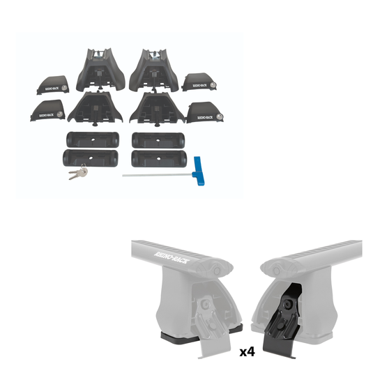 Kit Barras de Techo Rhino-Rack Hyundai Elantra 2016–2020