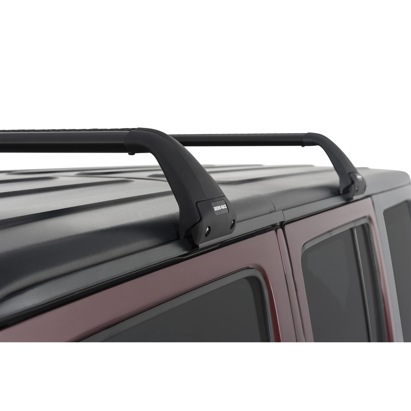 Cargue la imagen en el visor de la galería, Kit Barras de Techo Rhino-Rack Jeep Wrangler JK &amp; KL (2 y 4 puertas)

